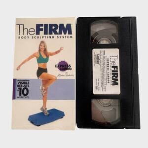 The Firm VHS Cassette Tape Express Cardio Stephanie Huckabee 30 Minutes